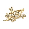 Brass Micro Pave Cubic Zirconia Pendants KK-A237-01C-G-2