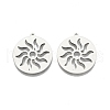 Non-Tarnish 201 Stainless Steel Pendants STAS-N098-109P-1