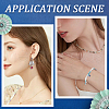 SUNNYCLUE 72Pcs 12 Colors Platinum Alloy Charms RGLA-SC0001-05-5