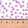 6/0 Inside Colours Transparent Glass Seed Beads X1-SEED-T007-07J-4