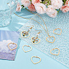Beebeecraft 30PCS 201 Stainless Steel Pendants STAS-BBC0002-34-4
