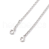 Brass Cable Chain Necklace Making NJEW-D302-78P-2