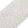 Electroplate Glass Beads Strands X-EGLA-D031-01-01-2