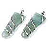 Natural Green Aventurine Big Pendants G-S359-357-2