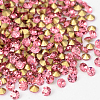 Back Plated Grade A Diamond Glass Pointed Rhinestone X-RGLA-SS28-024-1