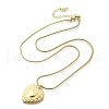 Ion Plating(IP) 304 Stainless Steel Pendant Necklace NJEW-K255-12G-4