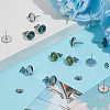 Beebeecraft 50Pcs 316 Surgical Stainless Steel Stud Earring Settings STAS-BBC0005-58C-4