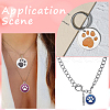 SOFPLATE 40Pcs 20 Styles Enamel Pendants ENAM-SP0001-01-6