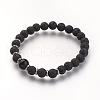 Natural Gemstone Beads Stretch Bracelets BJEW-JB02711-02-1