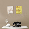 Fingerinspire 2Pcs 2 Colors Acrylic Plates DIY-FG0004-52-6