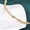 6.5mm Twist Iron Chain Necklaces NJEW-G163-01KCG-3
