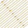 Beebeecraft 30Pcs Ion Plating(IP) 304 Stainless Steel Flat Cable Chain Necklaces Set for Men Women STAS-BBC0005-01-1