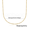 925 Sterling Silver Link Chain Necklaces BP1171-2-1