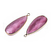 Cat Eye Stone Pendants G-S377-001-4