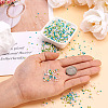 Opaque Glass Round Seed Beads GLAA-TAC0025-07A-03-5