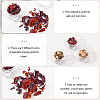 Gorgecraft 6Pcs 3 Colors Foil Chip Flake MRMJ-GF0001-54-6