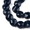 Opaque Solid Color Glass Beads Strands GLAA-N052-06-A14-3