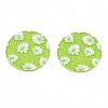 Transparent Printed Acrylic Pendants TACR-S135-039-2