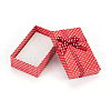 Polka Dot Print Cardboard Jewelry Gift Boxes with Bowknot CON-TAC0001-10B-2
