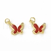 Brass Micro Pave Cubic Zirconia Pendants KK-E068-VB324-2-2