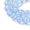 Handmade Foil Lampwork Beads Strands FOIL-K003-06A-14-3