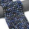 Natural Dumortierite Beads Strands G-P573-A48-01-1