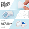 Gorgecraft 20Pcs Acrylic Jewelry Box OBOX-GF0001-12-6