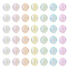 350Pcs 7 Colors Translucent Acrylic Beads TACR-TA0001-17-2