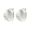 304 Stainless Steel Stud Earring Findings STAS-Z127-01P-1