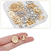 SUNNYCLUE 24Pcs 8 Style Alloy Pendants FIND-SC0001-43-3