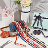 22.5M 9 Colors Japanese Printed Flower/Wave/Bird Cotton Ribbons OCOR-FG0002-27-5