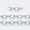 Tarnish Resistant 304 Stainless Steel Paperclip Chains CHS-S001-05A-P-2