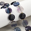 Natural Colorful Fluorite Beads Strands G-C116-A172-03-1