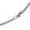 Non-Tarnish Cross Pendant Necklaces NJEW-A023-06P-3