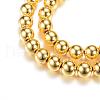 Electroplate Magnetic Synthetic Hematite Bead Strands G-Q466-8mm-01G-1