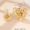 Flower Alloy Cuff Bangles & Cuff Rings Sets for Women FS-WGC4226-01-2