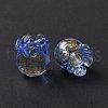 Handmade Gold Foil Lampwork Glass Beads X1-LAMP-G158-02F-4