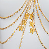 Butterfly Alloy Full Crystal Rhinestone Sexy Tassel Nightclub Body Chains WGDED86-01-3