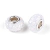 Opaque Resin European Beads RESI-T057-29M-2
