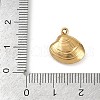 Ocean 304 Stainless Steel Charms STAS-P390-01B-G-3