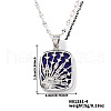 Minimalist Brass Enamel Star Pendant Dapped Chain Necklaces for Women NQ0140-2-1