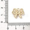 Brass Micro Pave Cubic Zirconia Pendants KK-P301-03B-G-3