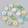 Frosted Transparent Acrylic Beads OACR-N137-72H-2