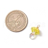 Glass Seed Beaded Jellyfish Pendants PALLOY-MZ00706-03-2
