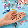  260Pcs 13 Colors 2-Hole Baking Paint Glass Seed Beads SEED-TA0001-09-4