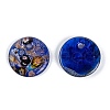 Handmade Silver Foil Lampwork Pendants FOIL-S116-2-B-3