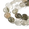 Natural Green Rutilated Quartz Beads Strands G-F790-H01-01-4