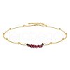 Natural Garnet Chip Beaded Necklaces FS-WG520B1-03-1