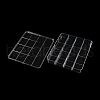 16 Grids Plastic Bead Containers with Cover CON-K002-03C-3
