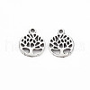 Tibetan Style Alloy Charms TIBEP-N011-001-2